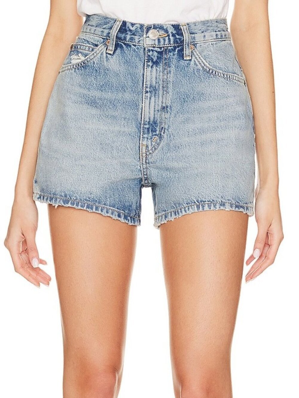 RE/DONE Originals The Midi Short - Ripped Tide - Size 23